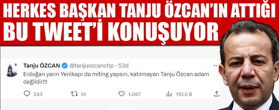 Herkes başkanın bu tweet'ini konuşuyor