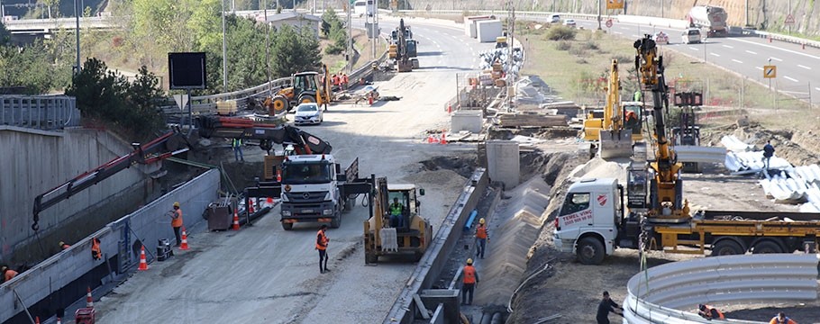 İşte Bolu Dağı trafiğini aksatan o çalışma