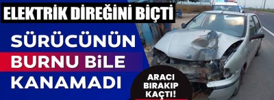 Bolu'da kaza yapan sürücü aracını bırakıp kaçtı