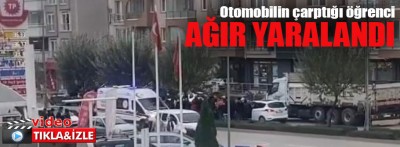 11 yaşındaki çocuğa otomobil çarptı