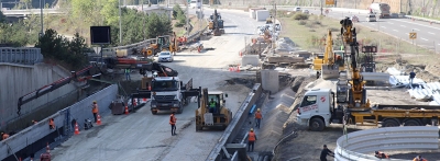 İşte Bolu Dağı trafiğini aksatan o çalışma 