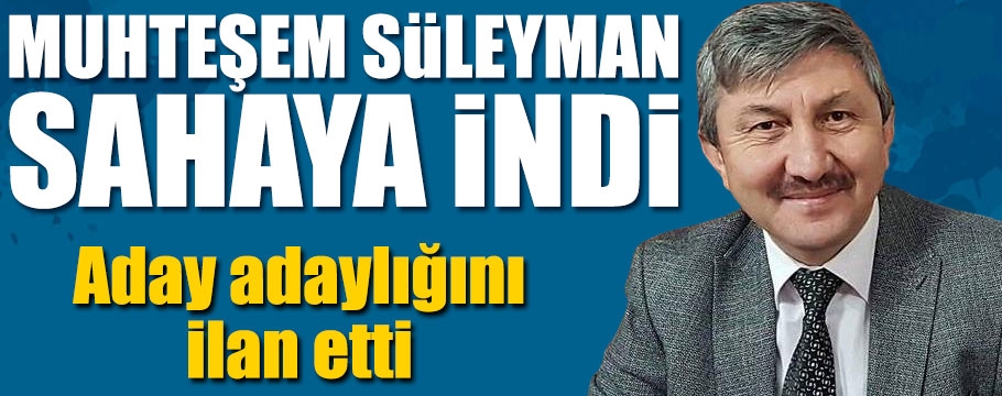Muhteşem Süleyman sahaya indi: 