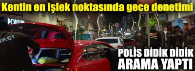 Bolu polisi didik didik arama yaptı