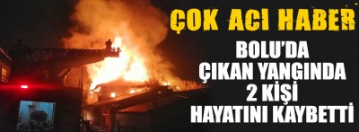 Alev alev yanan evde kalan yaşlı çift hayatını kaybetti