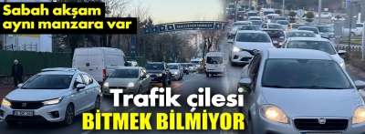 Bolu'da sabah akşam trafik çilesi var