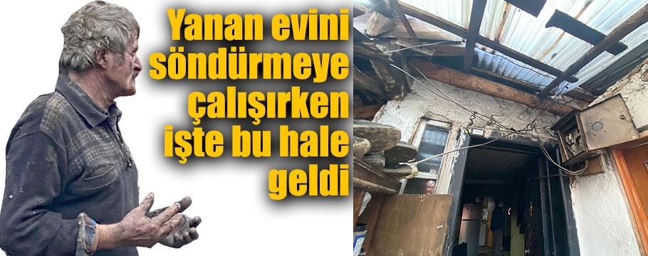 Evlerini södürmeye çalışırken dumandan zehirlendiler