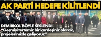 AK Parti hedefe kilitlendi, Demirkol Bolu halkına bakın nasıl seslendi