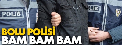 Bolu polisi düzenlediği operasyonlarla göz açtırmıyor