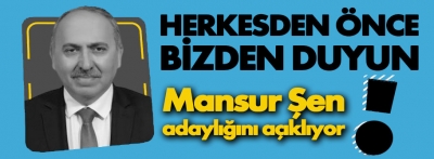 İYİ Parti'nin adayı Mansur Şen oldu