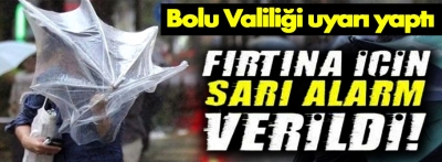 Valilik uyardı: kuvvetli fırtına geliyor