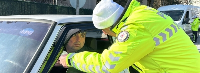 Bolu'da kavşaklarda ve yaya geçitlerinde denetim var