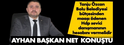 Ayhan Başkandan Tanju Özcan'a çok sert ifadeler