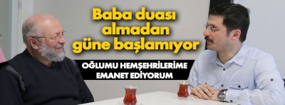 Babasının duasını almadan sahaya inmiyor