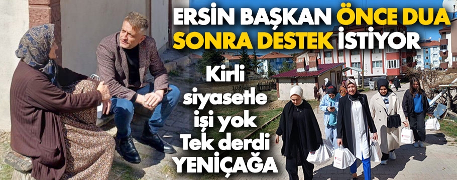 Yeniçağalılar Ersin baş'ı bağrına basıyıor