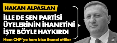 Hakan Alpaslan Tanju Özcan ve ekibinin ihanetini haykırdı