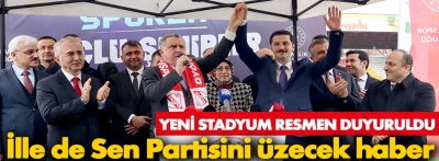 Yeni stadyumu Gençlik ve Spor Bakanı Bolu'ya gelip bizzat açıkladı