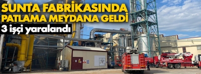 Patlama anı güvenlik kamerasınca kaydedildi