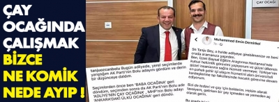 Bizce çaycı olmak ne komik nede ayıp