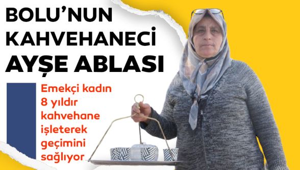 Emekçi kadın 8 yıldır kahvehane işleterek geçimini sağlıyor