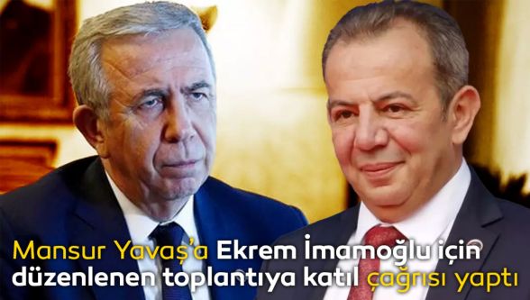 Tanju Özcan'ın gündemi İmamoğlu'nun adaylığı