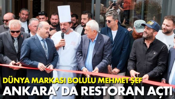 Bolulu Mehmet Şef yeni restoranını açtı