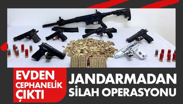 Evden cephanelik çıktı: 4 şüpheli adliyeye sevk edildi