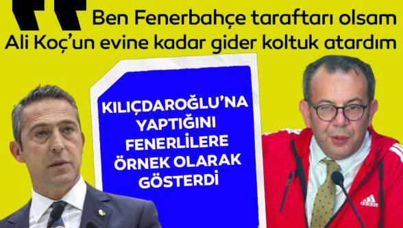 Tanju Özcan Fenerlilere taktik verdi