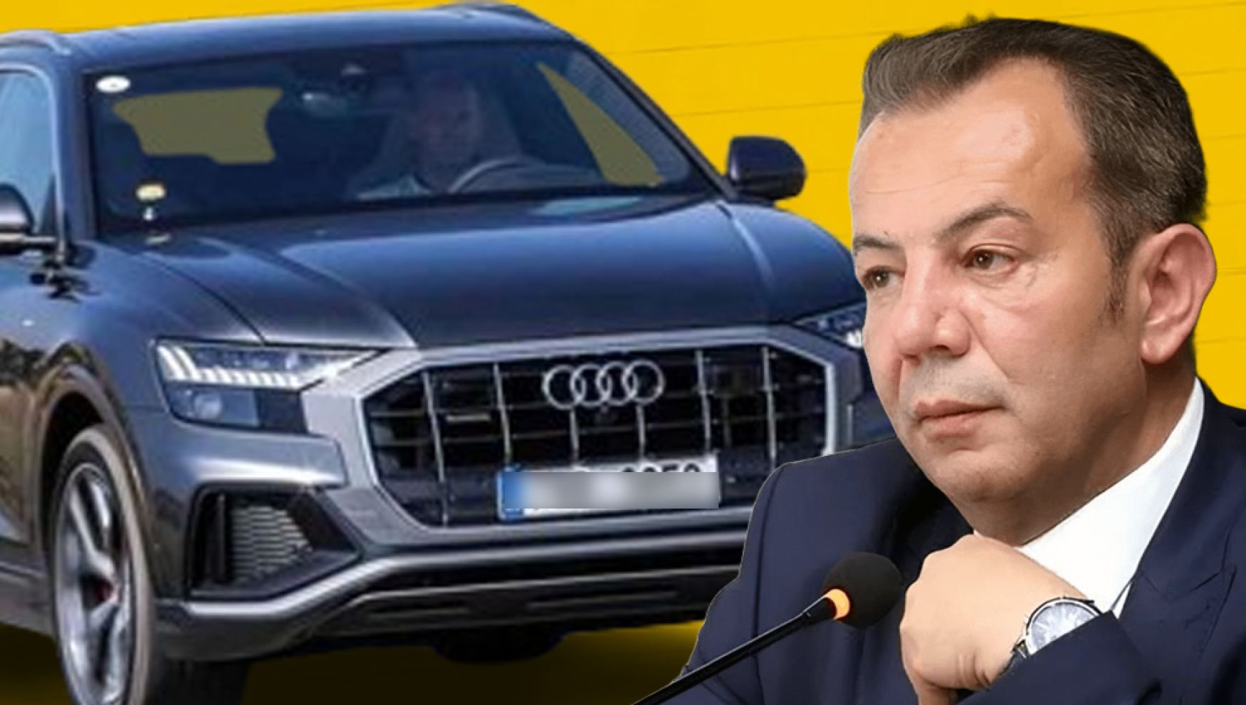 Tanju Özcan'ın Audi Q8'i sosyal medyayı salladı !