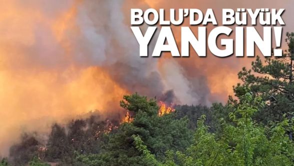 Göynük'te orman yangını başladı: Havadan ve karadan müdahale sürüyor