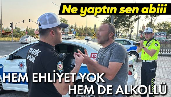 Hem alkollü hem de ehliyetsiz sürücüye 50 bin TL ceza