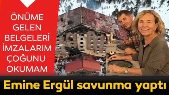 Otel sahibinin tutuklu eşi Emine Ergül savunma yaptı