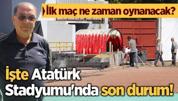 Bolu Atatürk Stadyumu, Manisa maçına yetiştirilmek isteniyor