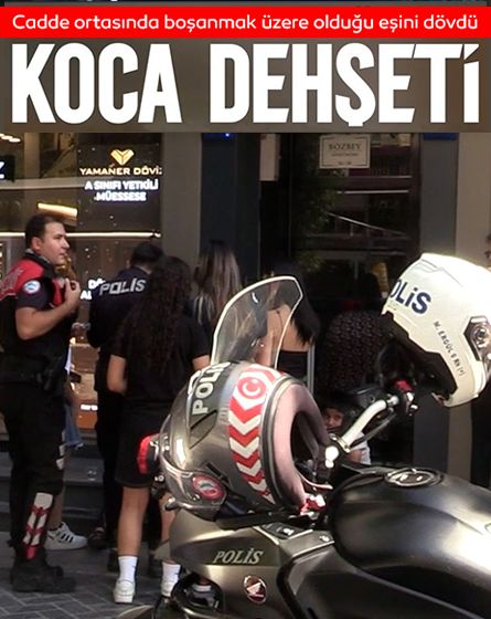 Boşanmak üzere olduğı eşine kafa atıp kaçtı