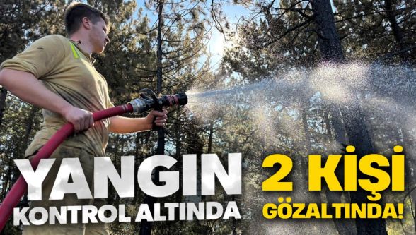 Bolu'da orman yangını büyük ölçüde kontrol altına alındı