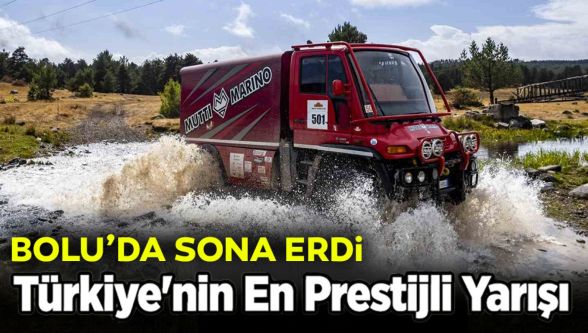 Türkiye'nin en prestijli 2190'km'lik TransAnatolia yarışı Bolu'da sona erdi
