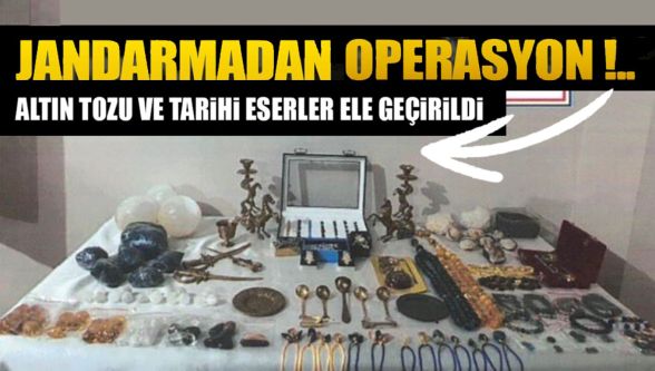 Bolu'da kaçak altın tozu ve tarihi eser yakalandı: 1 gözaltı