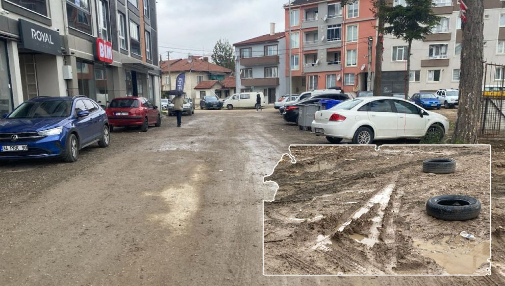 Aktaş mahallesi çamur deryasına döndü