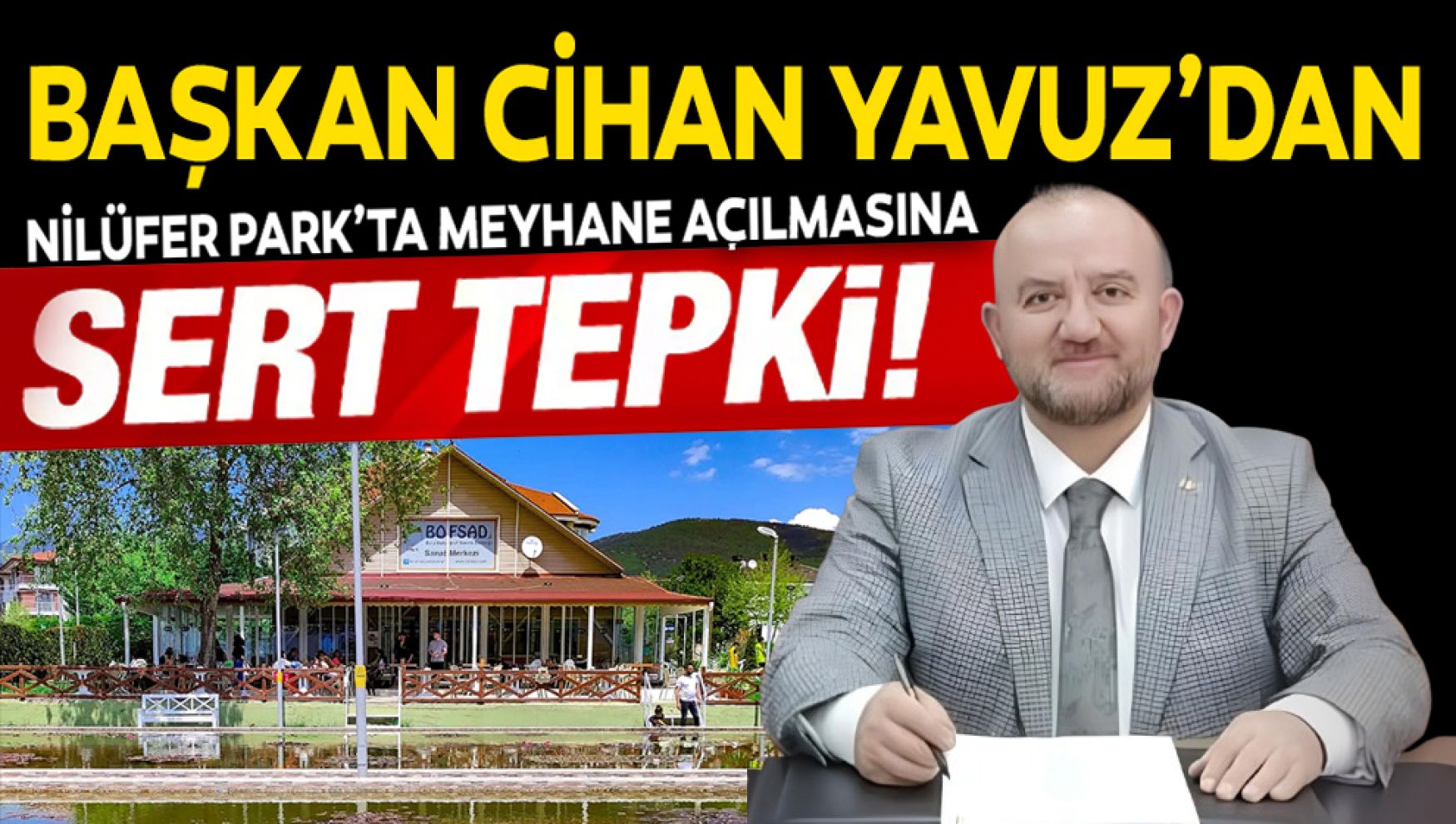 Nilüfer Park alkollü restorana dönüştürüldü: Tepkiler çığ gibi büyüyor