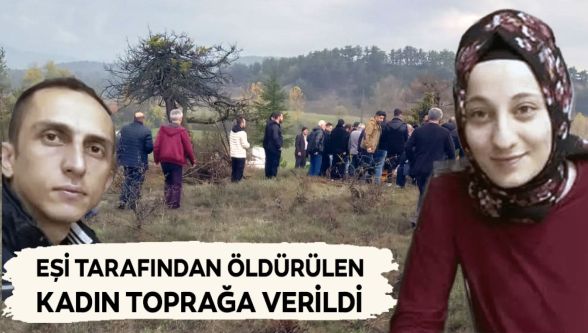 Eşi tarafından öldürülen 3 çocuk annesi kadın son yolculuğuna uğurlandı