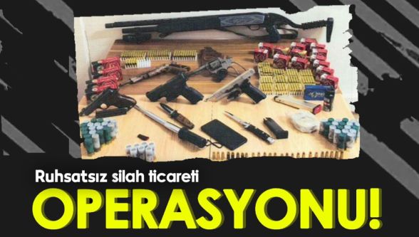 Bolu'da çok sayıda ruhsatsız silah ve mühimmat ele geçirildi