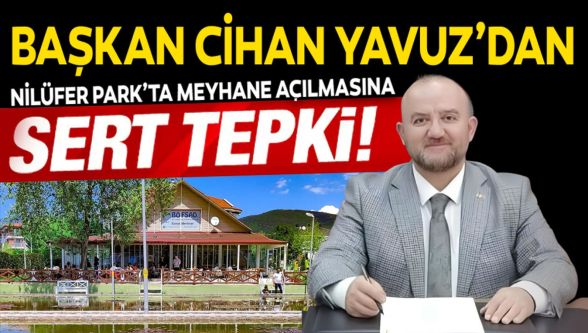 Nilüfer Park alkollü restorana dönüştürüldü: Tepkiler çığ gibi büyüyor