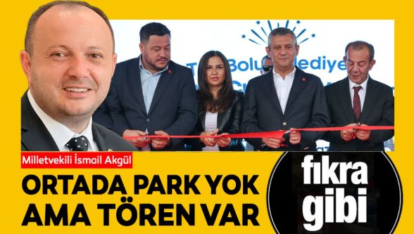 Boş araziye kurdele kestiler