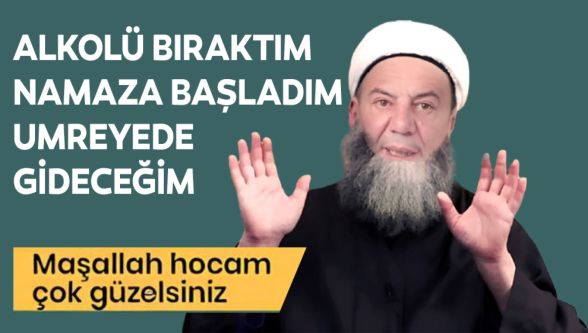 Tanju Özcan: “Alkolü bıraktım, namaza başladım”