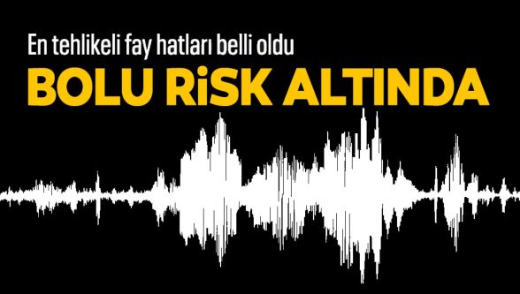 Bolu, birinci derece deprem bölgesinde: MTA yeni fay hattı haritasını paylaştı