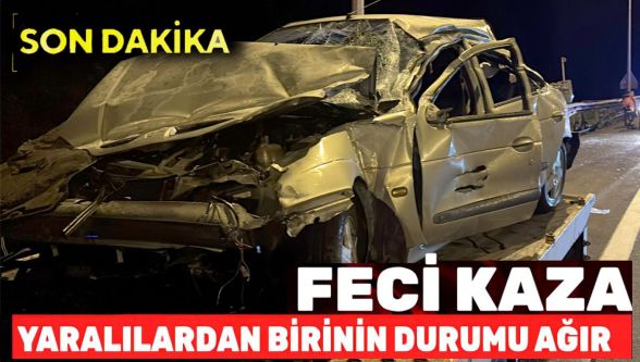 TEM Otoyolu'nda feci kaza: 1'i ağır 3 yaralı