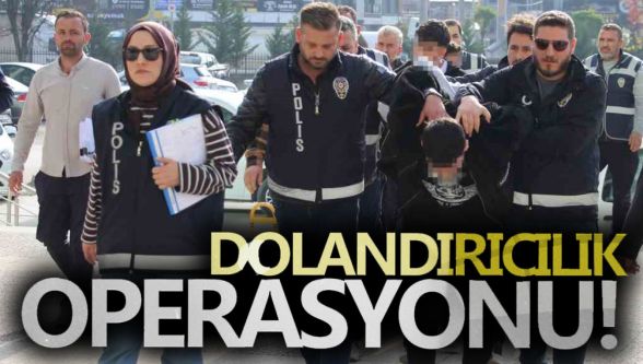 Bolu'da dolandırıcılık operasyonu: 140 bin dolarlık vurgun yapan 5 şüpheli adliyede