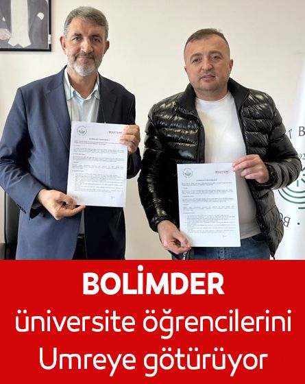 BAİBÜ İlahiyat Fakültesi ve BOLİMDER'den Öğrencilere Özel Umre Protokolü