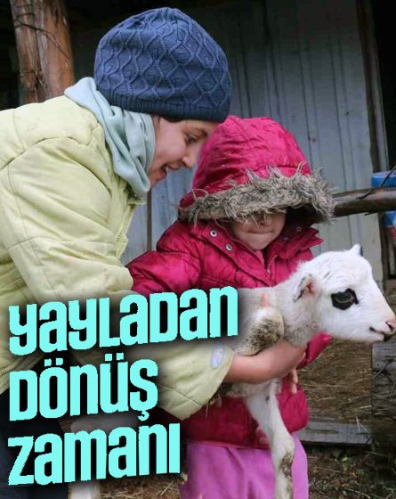 Mudurnu'da yaylalardan köylere kış göçü başladı