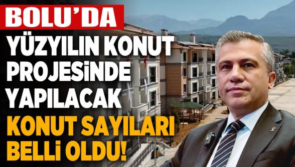 Yüzyılın Konut Projesi'nde Bolu'ya 2 bin konut yapılacak