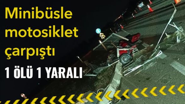 Bolu'da motosiklet kazası: 1 ölü, 1 yaralı